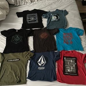 Volcom boys Tshirt lot. All fit a 5 year old.